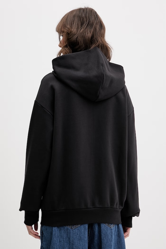 Oblečení Vans mikina s kapucí dámská bavlněná VN000XDNBLK1 černá