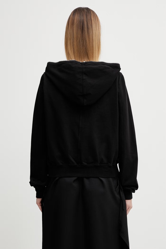 Odzież Rick Owens DRKSHDW bluza bawełniana Small Gimp DS01F4246.RIG czarny