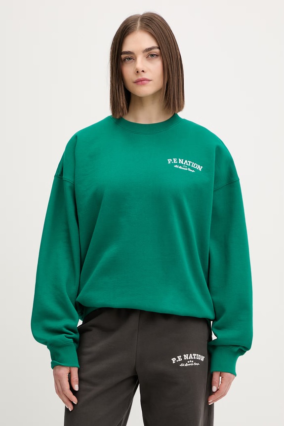 Dámska oversize mikina P.E Nation zelená 261F095