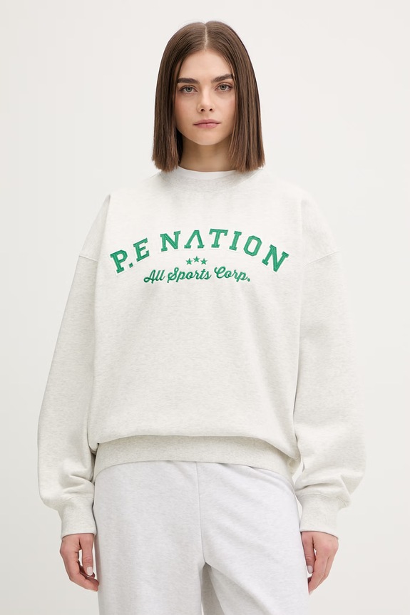 P.E Nation oversize mikina dámska Dynamic sivá 261F096