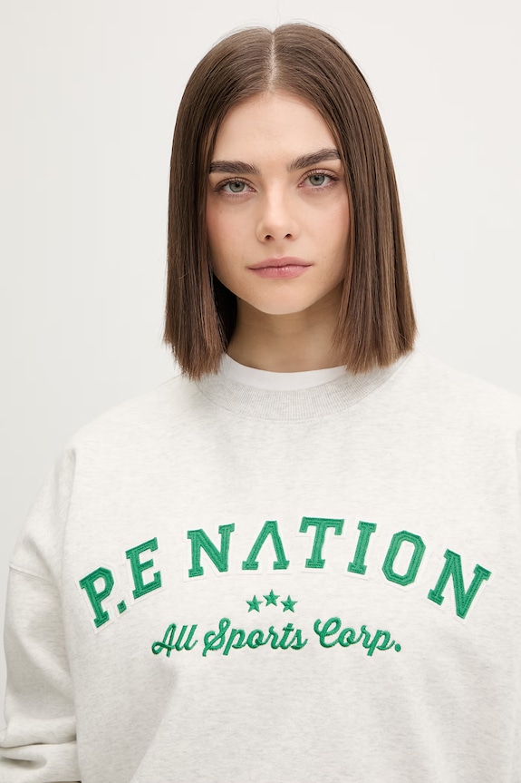 P.E Nation oversize mikina dámska Dynamic sivá 261F096