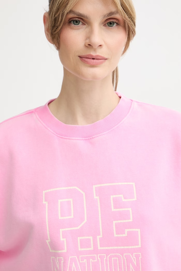 P.E Nation bluza damska bawełniana Elysian różowy 261F108
