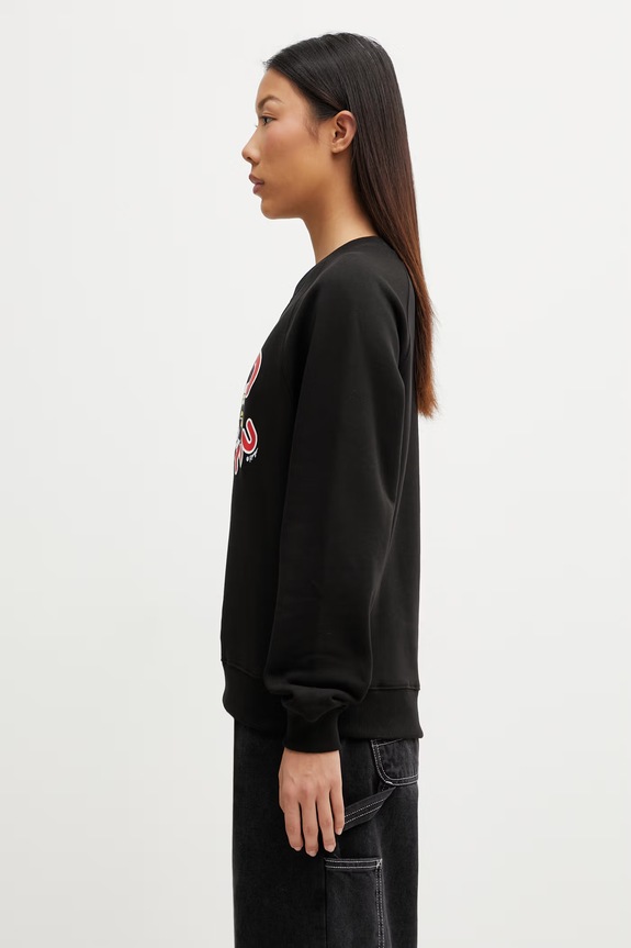 Kenzo Sweat sweatshirt cotton Women's FG52SW2124MJ black SS26