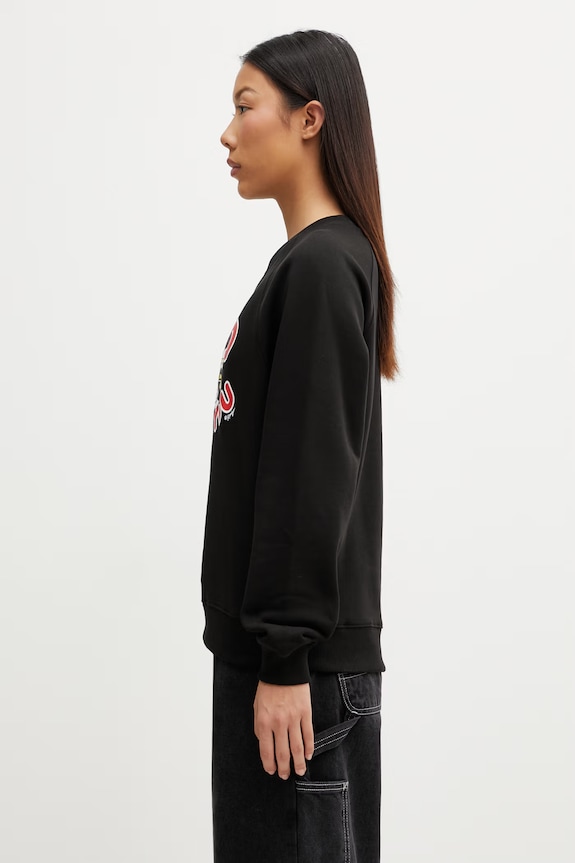Kenzo Sweat sweatshirt cotton Women's FG52SW2124MJ black SS26