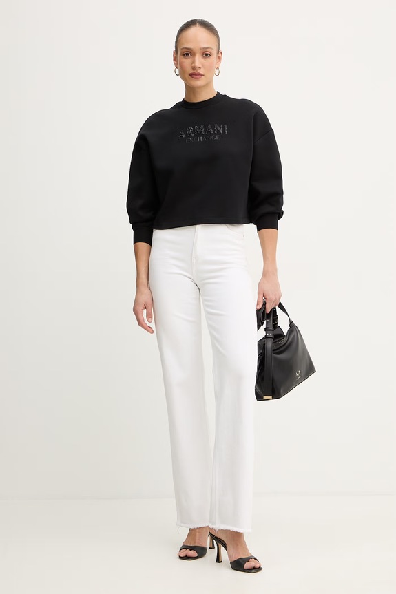 Mikina Armani Exchange XW002049.AF21298 čierna SS26