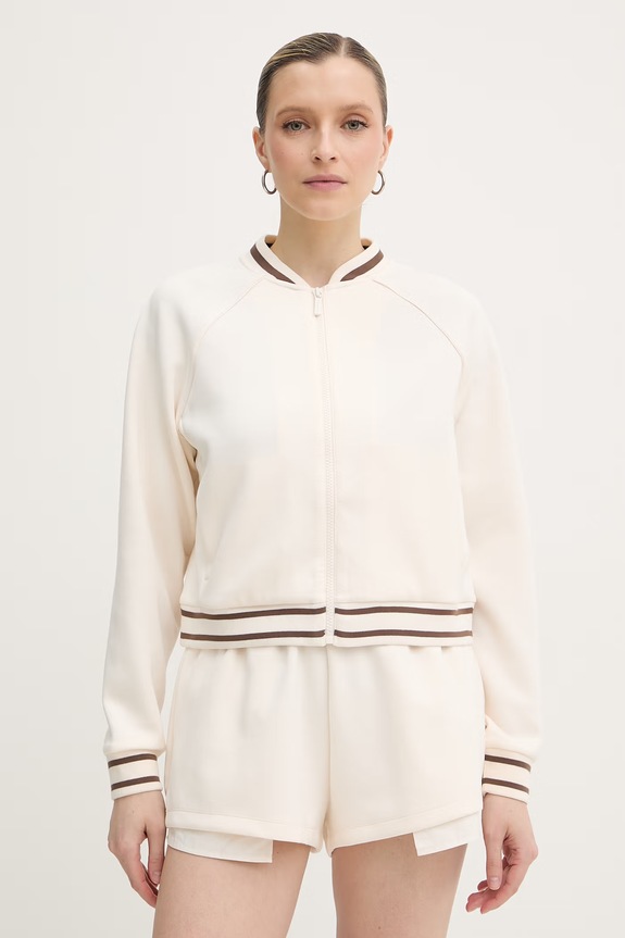 Armani Exchange bluza rozpinana damska beżowy XW002071.AF10804
