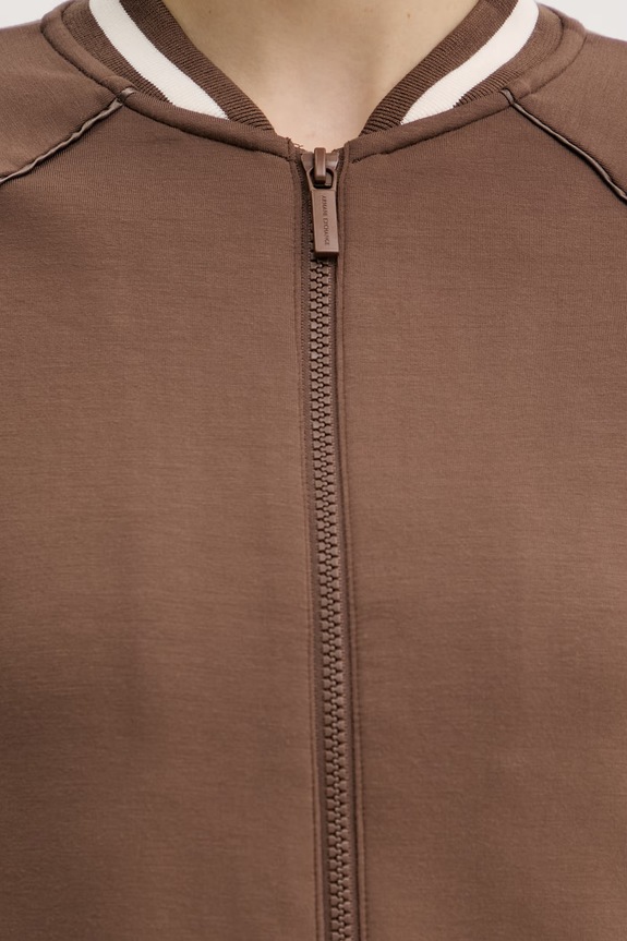 Armani Exchange bluza rozpinana damska XW002071.AF10804 brązowy