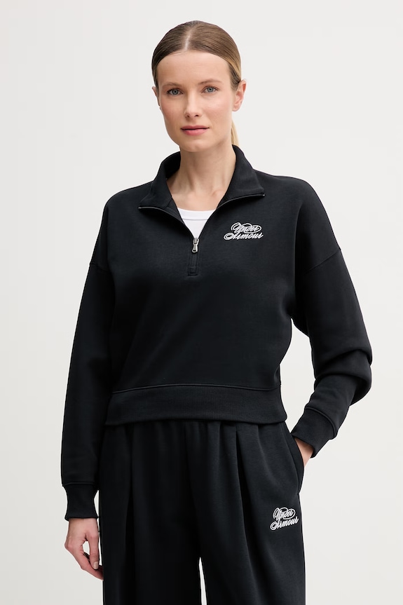 Under Armour μπλούζα Γυναικεία με βαμβάκι Rival Fleece μαύρο 6012292