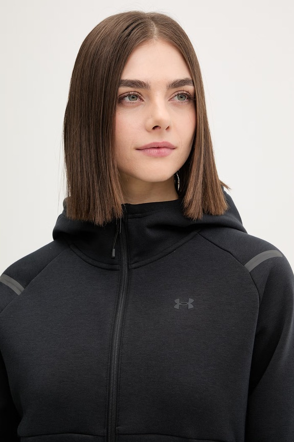 Μπλούζα Under Armour Unstoppable Flc μαύρο 1379842