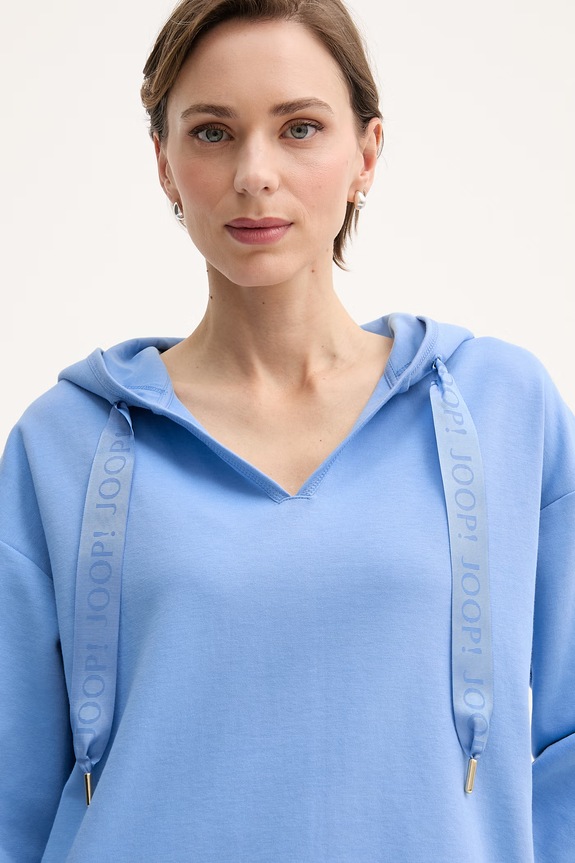 Joop! hanorac pentru femei, cu bumbac albastru 30102182