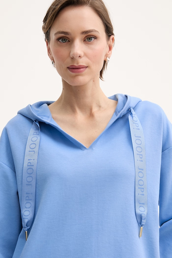 Joop! hanorac pentru femei, cu bumbac albastru 30102182