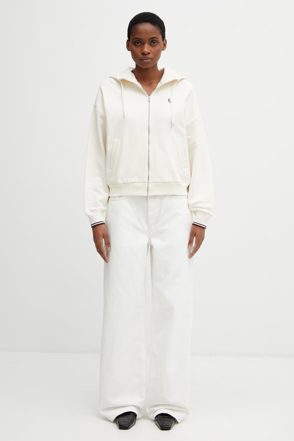 Fred Perry bluza rozpinana damska bawełniana G2164 beżowy