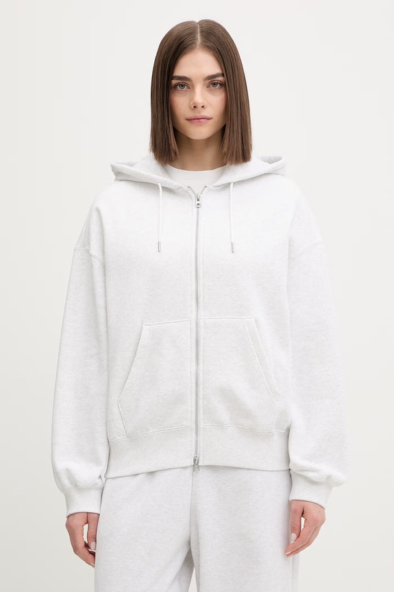 Mikina Puma ESS Full zip melanž béžová 636021