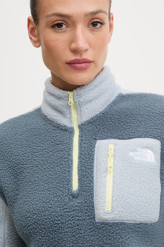 The North Face μπλούζα γυναικεία φλις Yumiori σκούρο μπλε NF0A8E89M1I1
