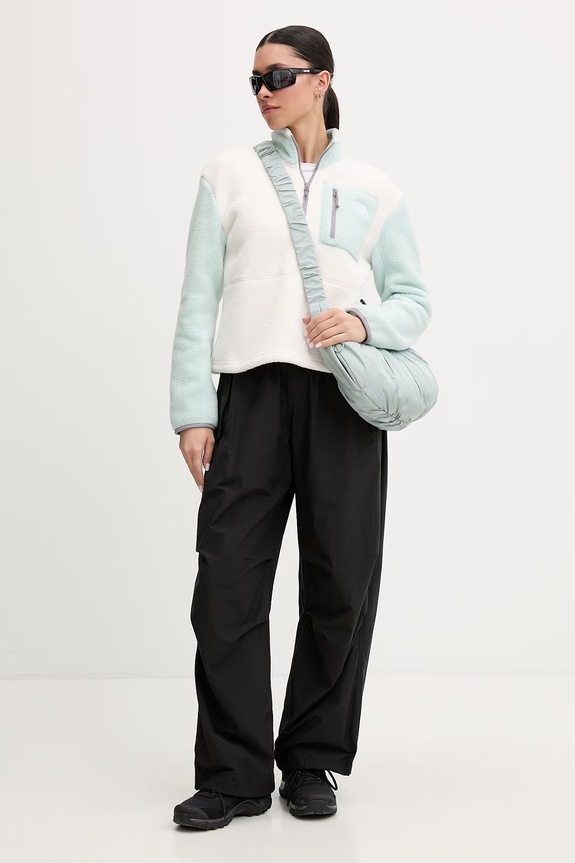 The North Face hanorac cu fermoar pentru femei Yumiori NF0A8E89M651 turcoaz SS26