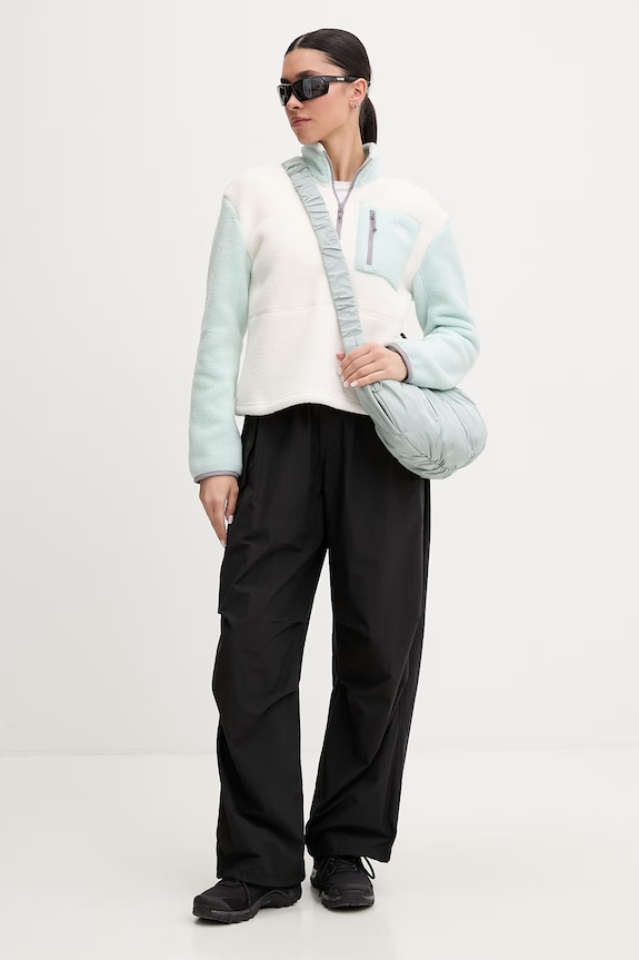 The North Face hanorac cu fermoar pentru femei Yumiori NF0A8E89M651 turcoaz SS26