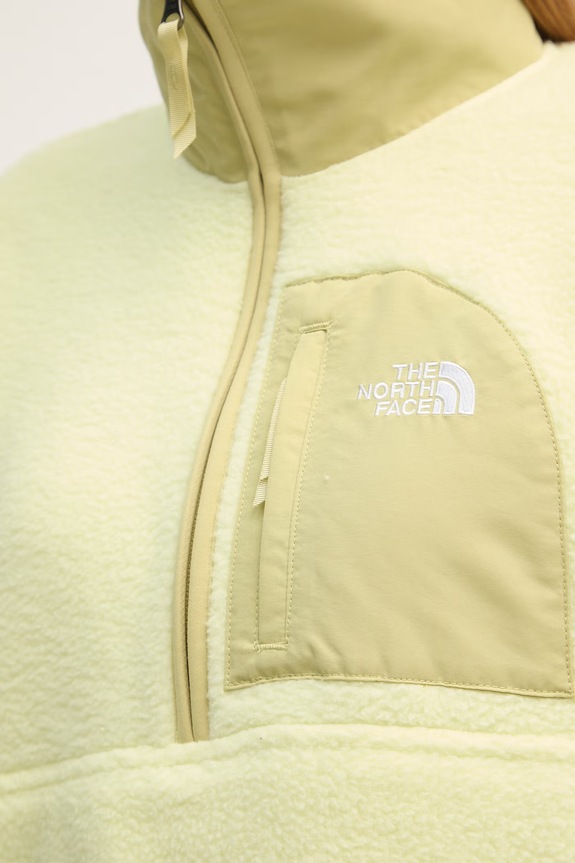 The North Face sportska dukserica ženska od flisa Yumiori Off NF0A8EV0GM41 zelena