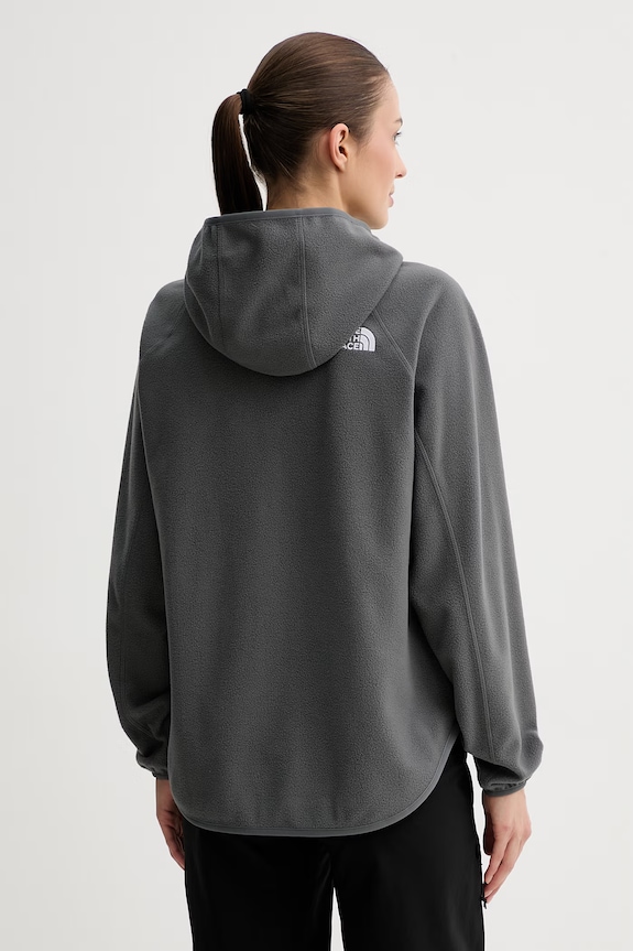 Îmbrăcăminte The North Face bluză sport pentru femei, din polar OXARA NF0A8G1ARHI1 gri