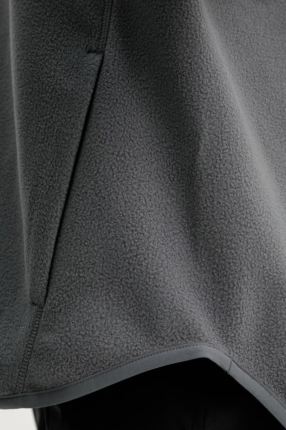 The North Face bluză sport pentru femei, din polar OXARA NF0A8G1ARHI1 gri