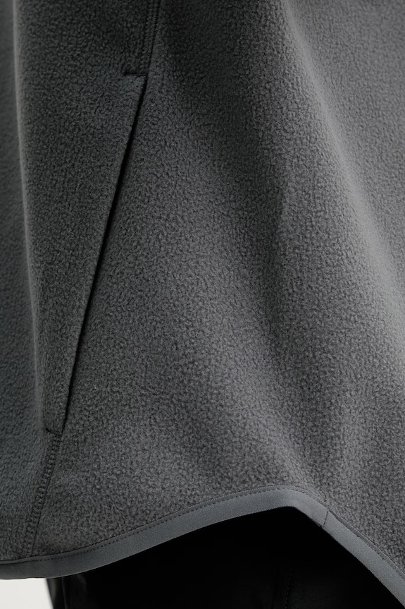 The North Face bluză sport pentru femei, din polar OXARA NF0A8G1ARHI1 gri