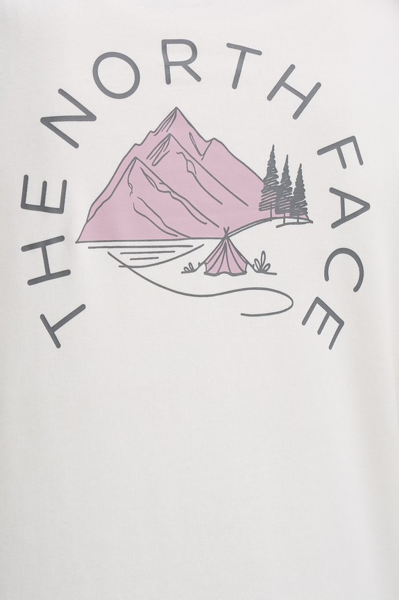 The North Face mikina s kapucňou dámska bavlnená MONTE NF0A8GAAQLI1 béžová