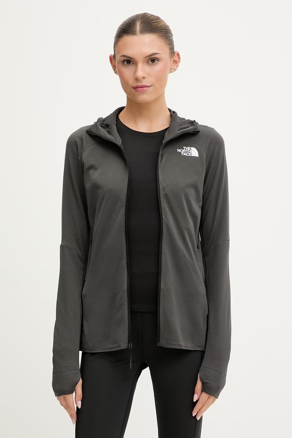 The North Face Cipzáras melegítőfelső kapucnival női szürke NF0A8BSZMN81
