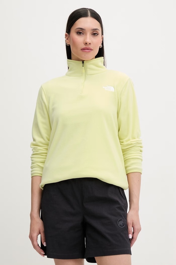 The North Face hanorac din polar pentru femei galben NF0A8D2JG6O1