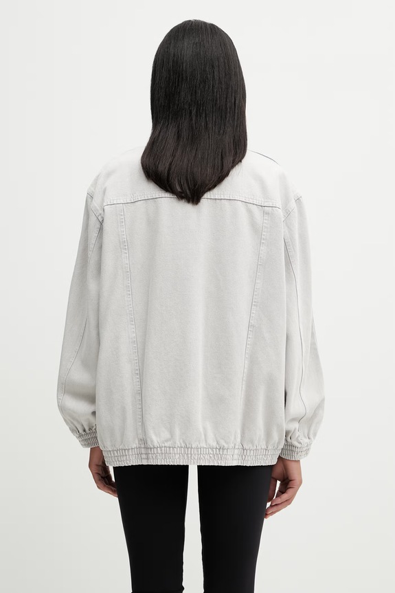 Clothing adidas Originals Firebird women's denim jacket KD2903 gray