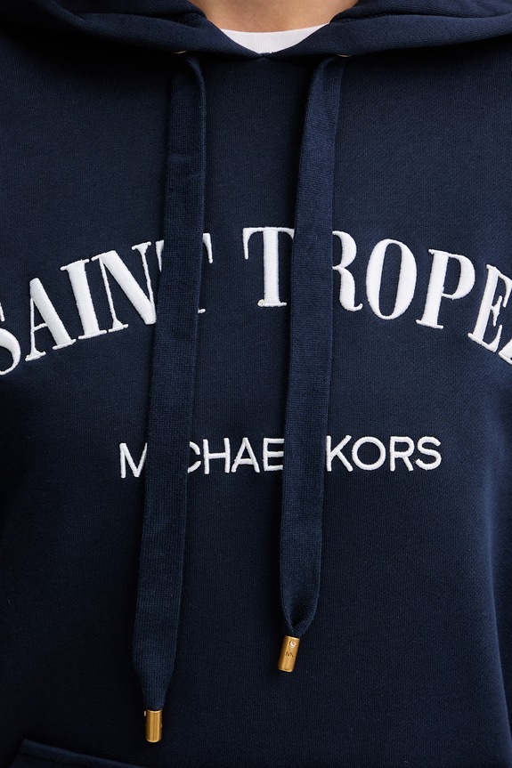 MICHAEL Michael Kors hanorac pentru femei, din bumbac MS6520W4MY bleumarin