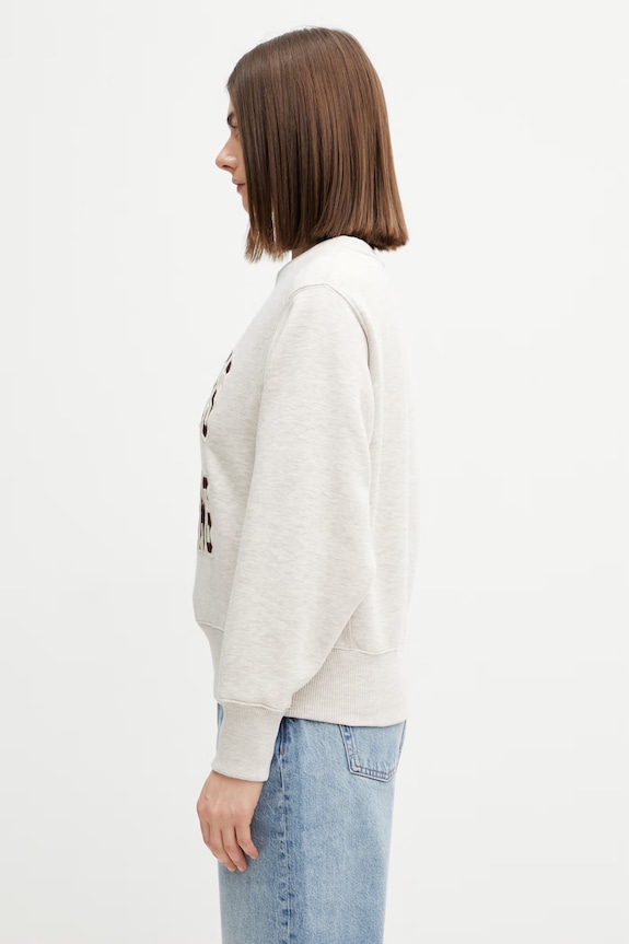 Anine Bing Harry bluza damska z bawełną A.08.11677 beżowy SS26