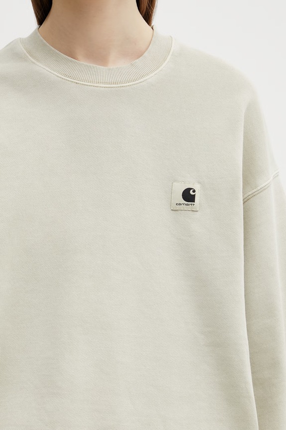 Carhartt WIP W' Nelson Sweatshirt bluza bawełniana damska beżowy I029537.3IOGD