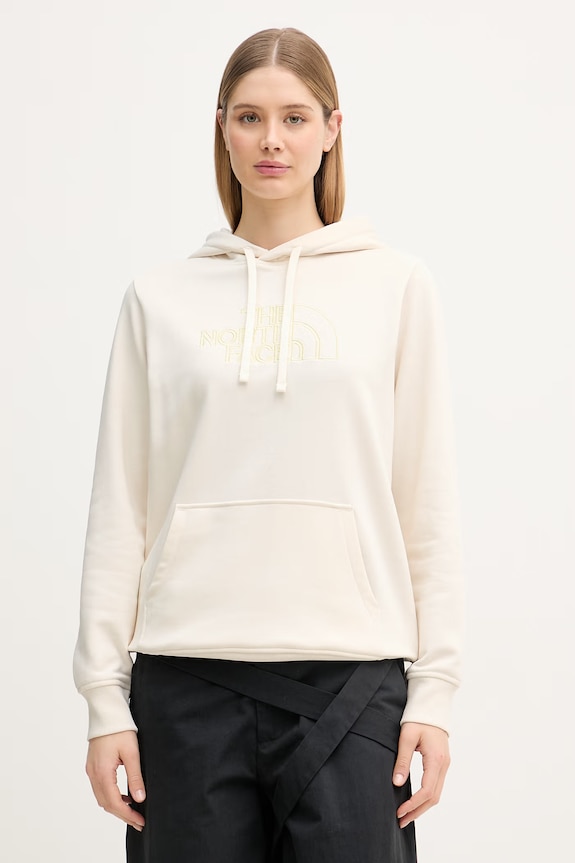 The North Face bluza z kapturem damska Drew Peak Light beżowy NF0A8C1DL7N1