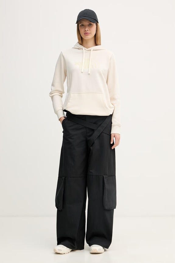 The North Face bluza z kapturem damska Drew Peak Light NF0A8C1DL7N1 beżowy SS26