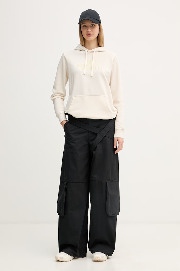 The North Face bluza z kapturem damska Drew Peak Light NF0A8C1DL7N1 beżowy SS26