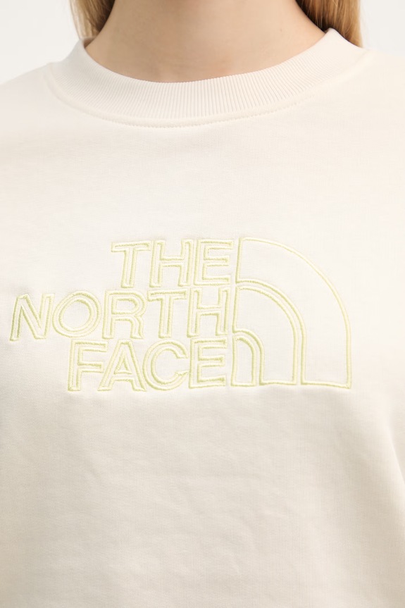 The North Face bluza damska z bawełną Drew Peak Light NF0A8C1EL7N1 beżowy