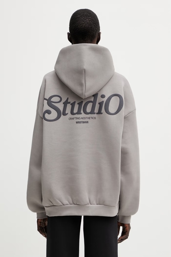 WRSTBHVR Reen V2 felpa con cappuccio da donna grigio U2026TT.3436