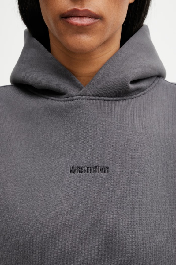 WRSTBHVR Garm V5 felpa con cappuccio da donna grigio U2026TT.3437