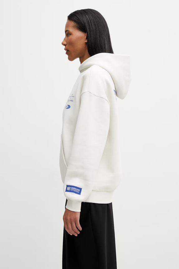 WRSTBHVR Studio V13 bluza z kapturem damska U2026TT.3439 beżowy SS26
