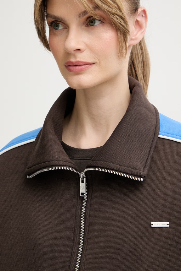 P.E Nation bluza rozpinana damska Triumph brązowy 262J023