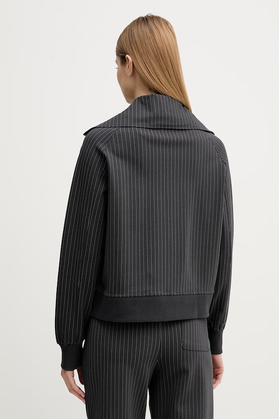 Ρούχα Fila μπλούζα με κουμπιά γυναικεία με βισκόζη BELLARIVA FAW1276 γκρί