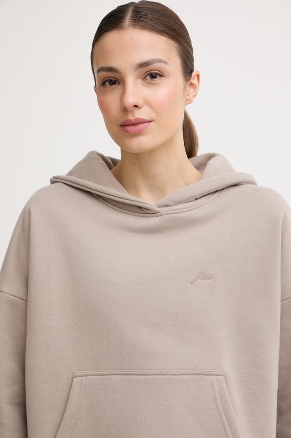 JOYINME bluza z kapturem damska Bare brązowy bluza.bare