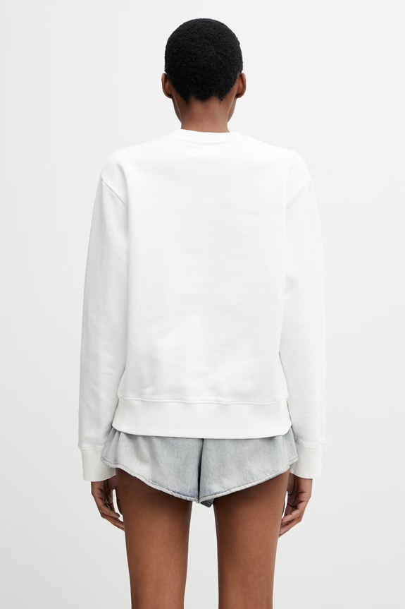 Oblačila MM6 Maison Margiela pulover ženski bombažen S62GU0145.M25014 bela