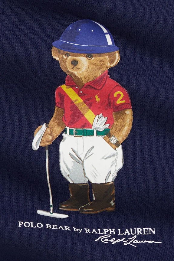 Dievča Mikina pre bábätká Polo Ralph Lauren 310A96198001 tmavomodrá