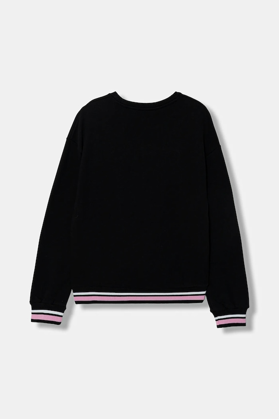 Dječja pamučna dukserica Guess J6RQ01.KAD74.PPY2 crna SS26