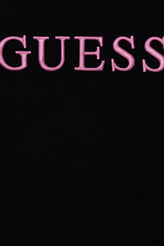 Djevojčice Dječja pamučna dukserica Guess J6RQ01.KAD74.PPY2 crna