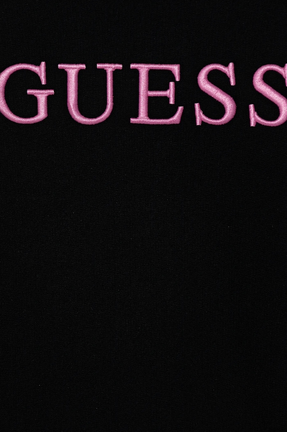 Djevojčice Dječja pamučna dukserica Guess J6RQ01.KAD74.PPY2 crna
