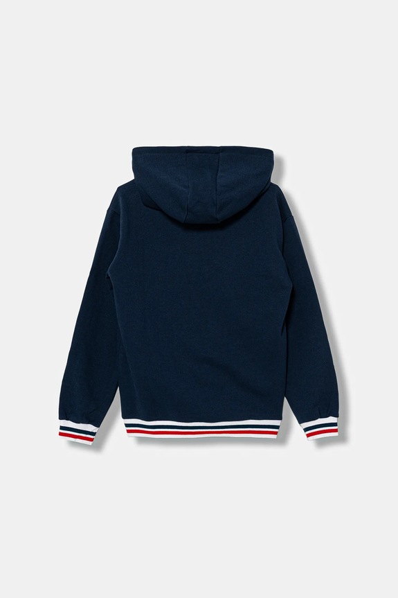 Детски памучен суичър Guess J6RQ05.KAD74.PPY2 тъмносин SS26