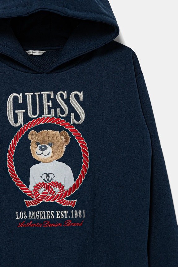 Момиче Детски памучен суичър Guess J6RQ05.KAD74.PPY2 тъмносин