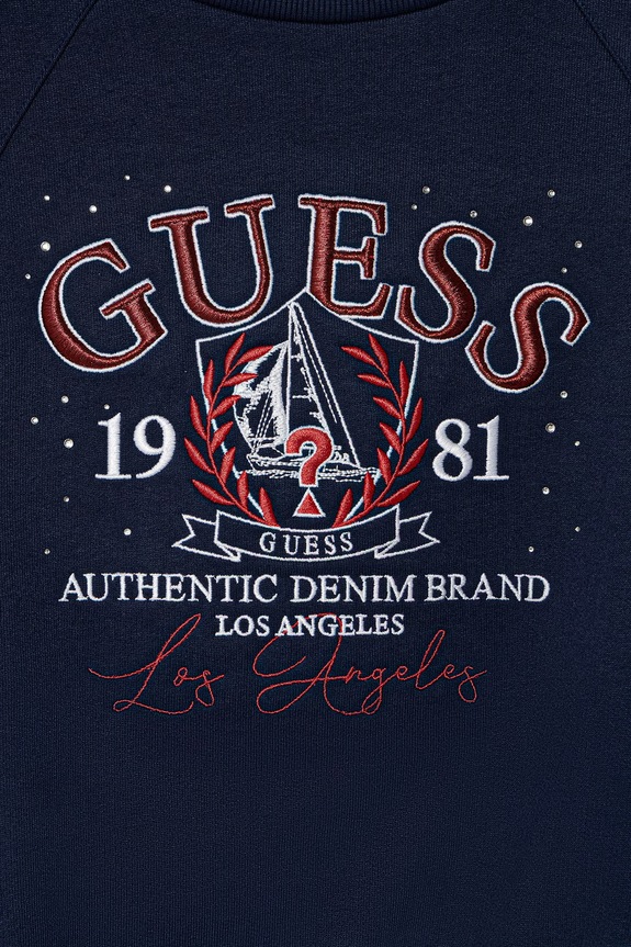 Κοριτσίστικα Παιδική βαμβακερή μπλούζα Guess J6RQ06.KAD74.PPY2 σκούρο μπλε