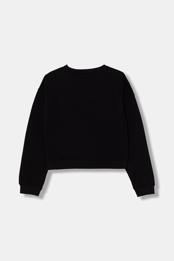 Guess hanorac pentru copii din bumbac J6RQ10.KAD74.PPY2 negru SS26